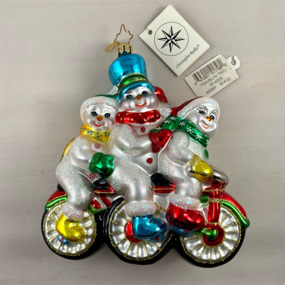 Radko TRAVELIN TRIO ornament